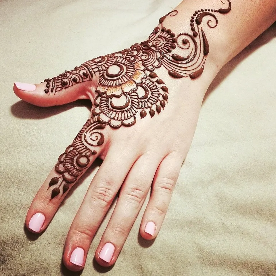 Very Very Easy Mehndi Designs for Hands