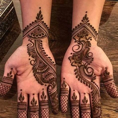 Arabic Mehndi for Front Hand