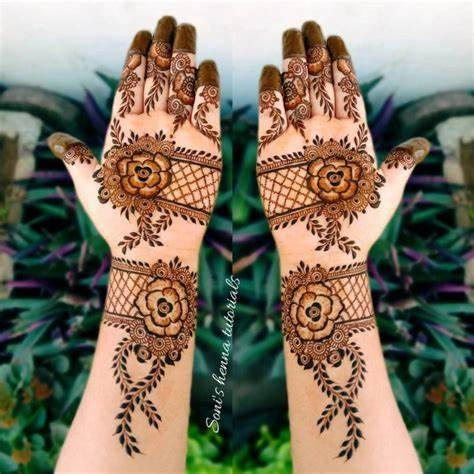 Arabic Mehndi for Front Hand