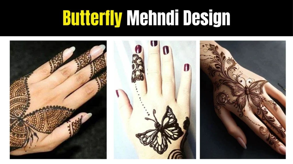 Butterfly Mehndi Design