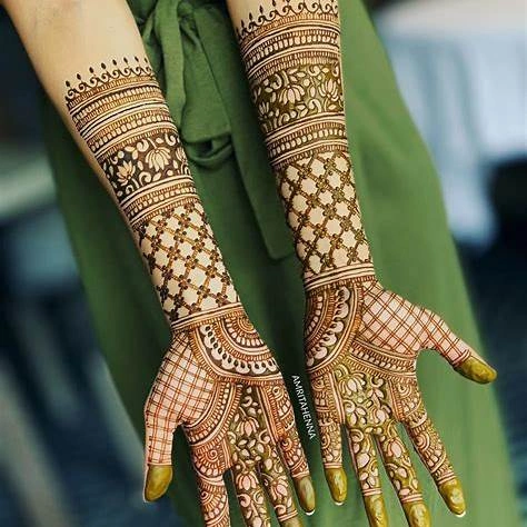 Cute Mehndi Design Easy Full Hand