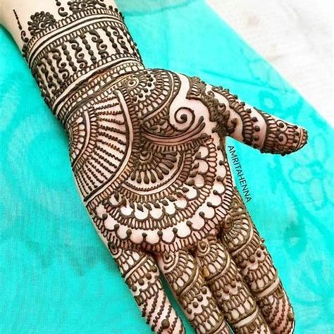 Cute Mehndi Design Easy Full Hand