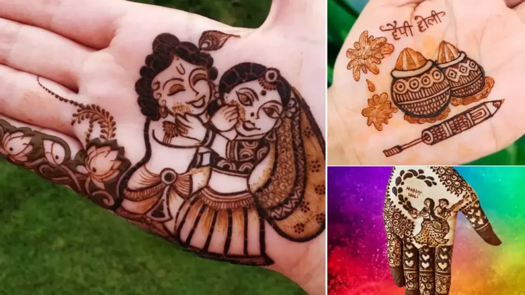 Easy Mehndi Designs for Holi 2025