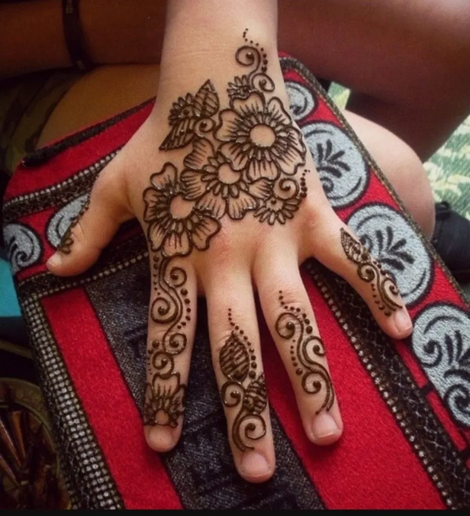 Easy Mehndi Designs for Holi 2025