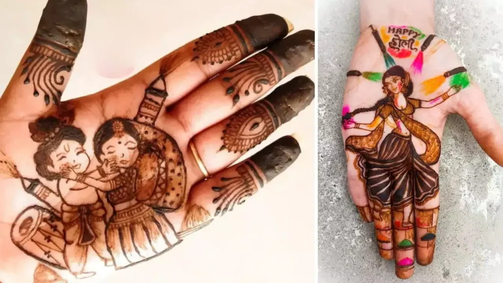 Easy Mehndi Designs for Holi 2025