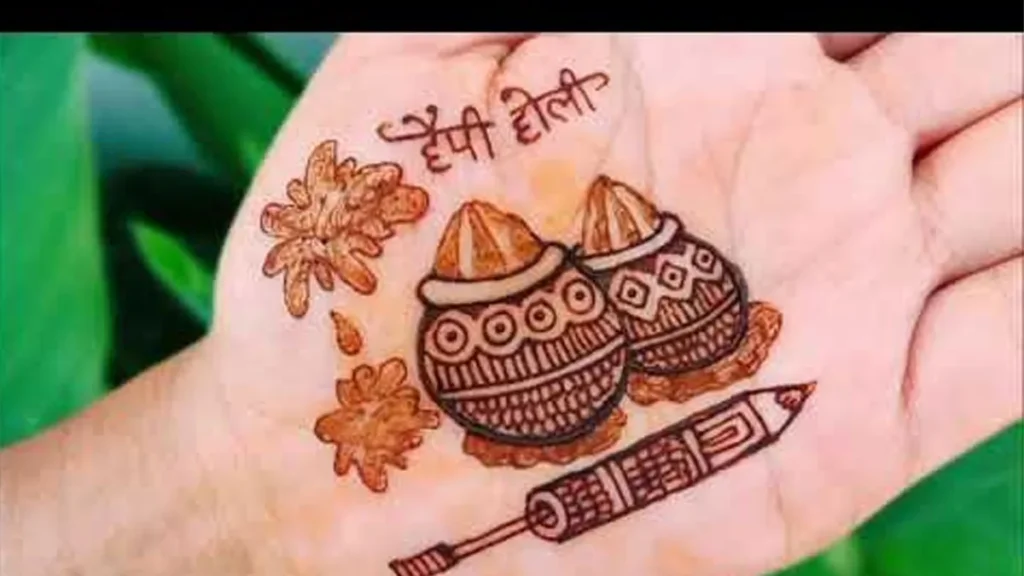 Easy Mehndi Designs for Holi 2025