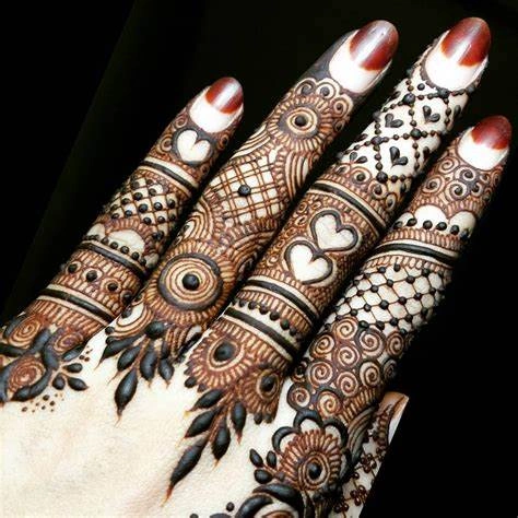 Finger Mehndi Patterns