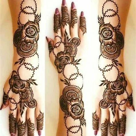 Latest Bail Mehndi Design