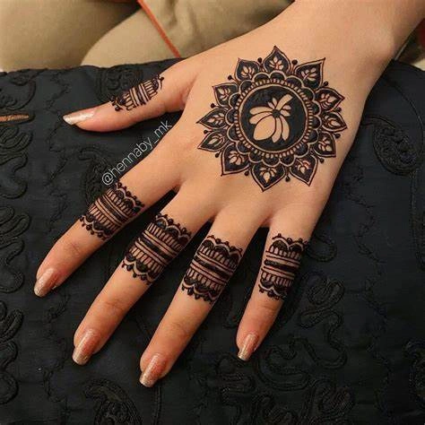 Mandala Back Hand Mehndi