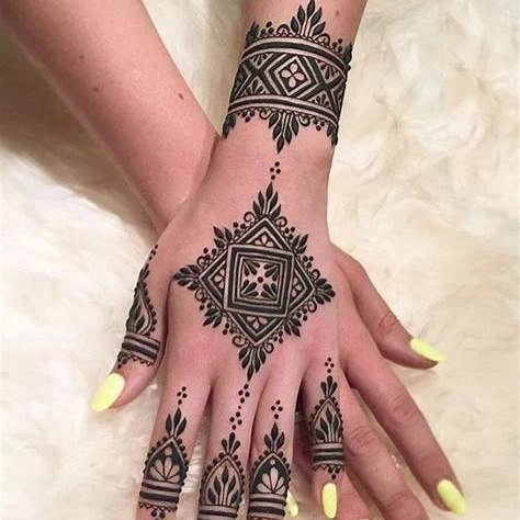 Moroccan Bridal Mehndi Design