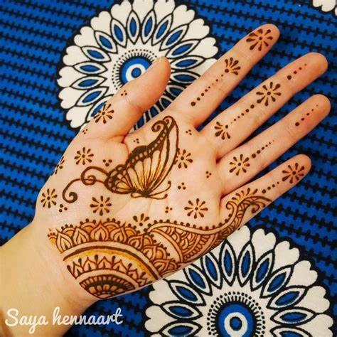 New Butterfly Mehndi Designs