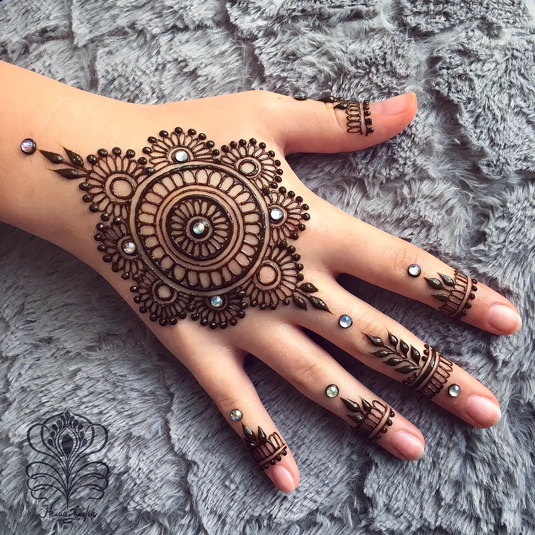 Ramadan Mubarak Mehndi Design