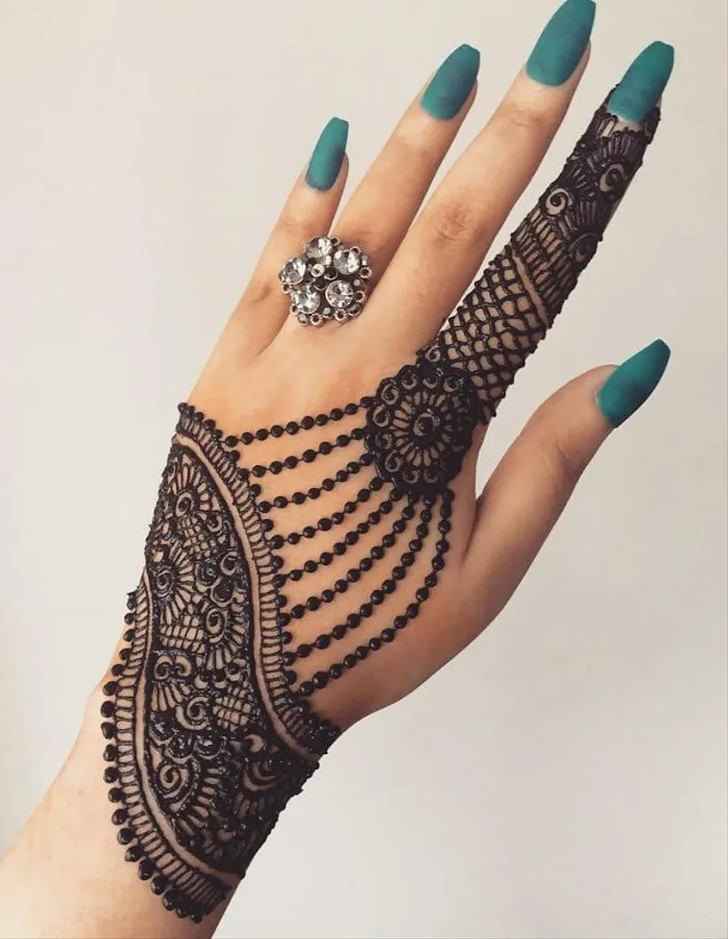 Ramadan Mubarak Mehndi Design