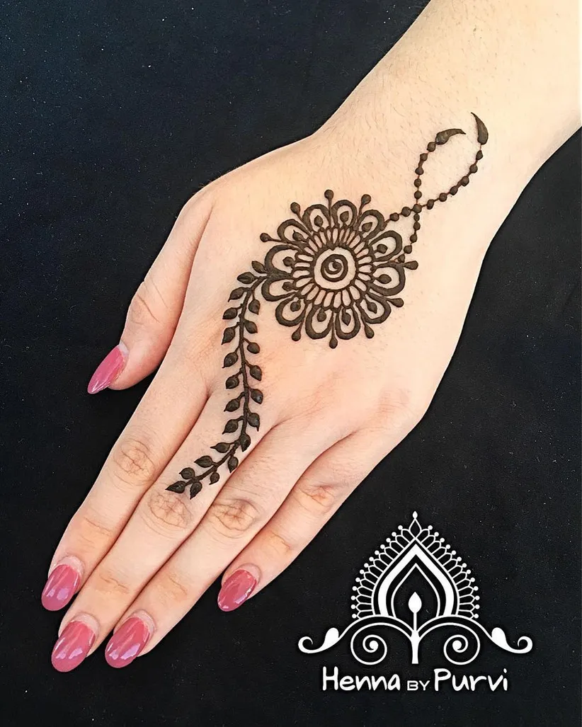 Ramadan Mubarak Mehndi Design