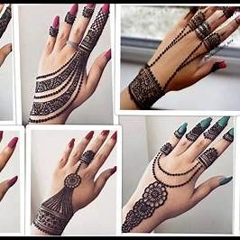 Stylish Bail Mehndi Design