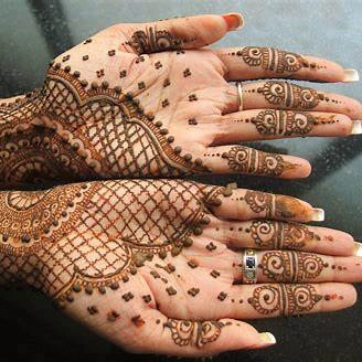 Traditional Indian Bridal Mehndi Design