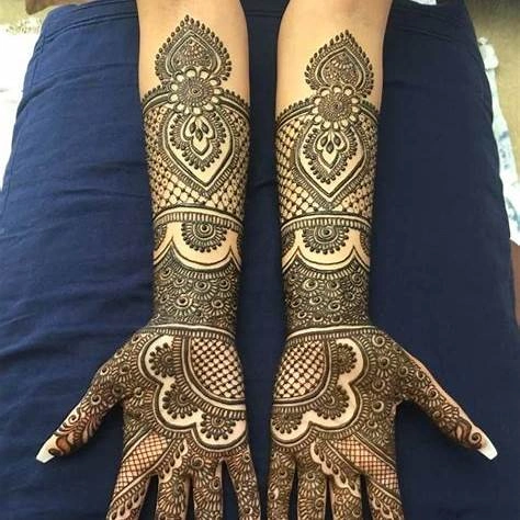 Traditional Paisley Mehndi