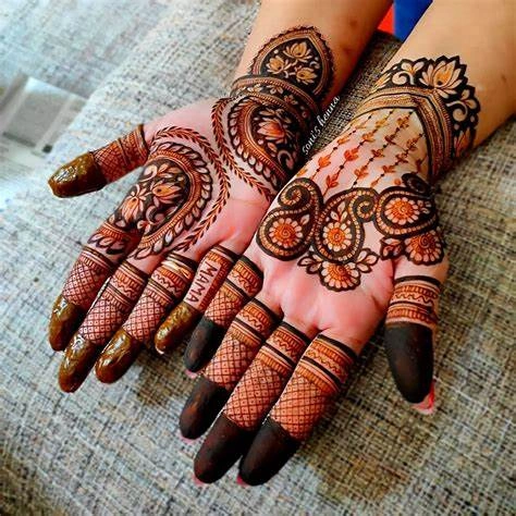 Traditional Paisley Mehndi