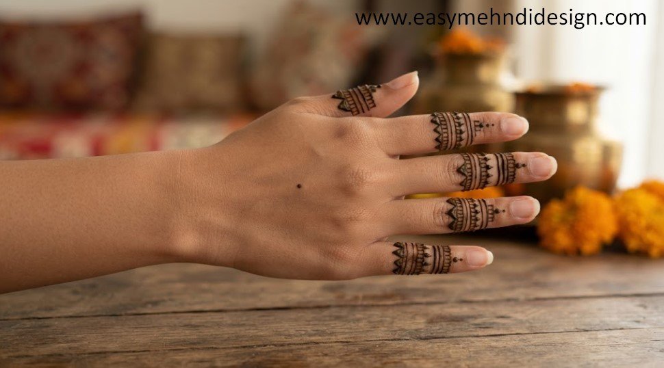 Stylish Back Hand Mehndi Design