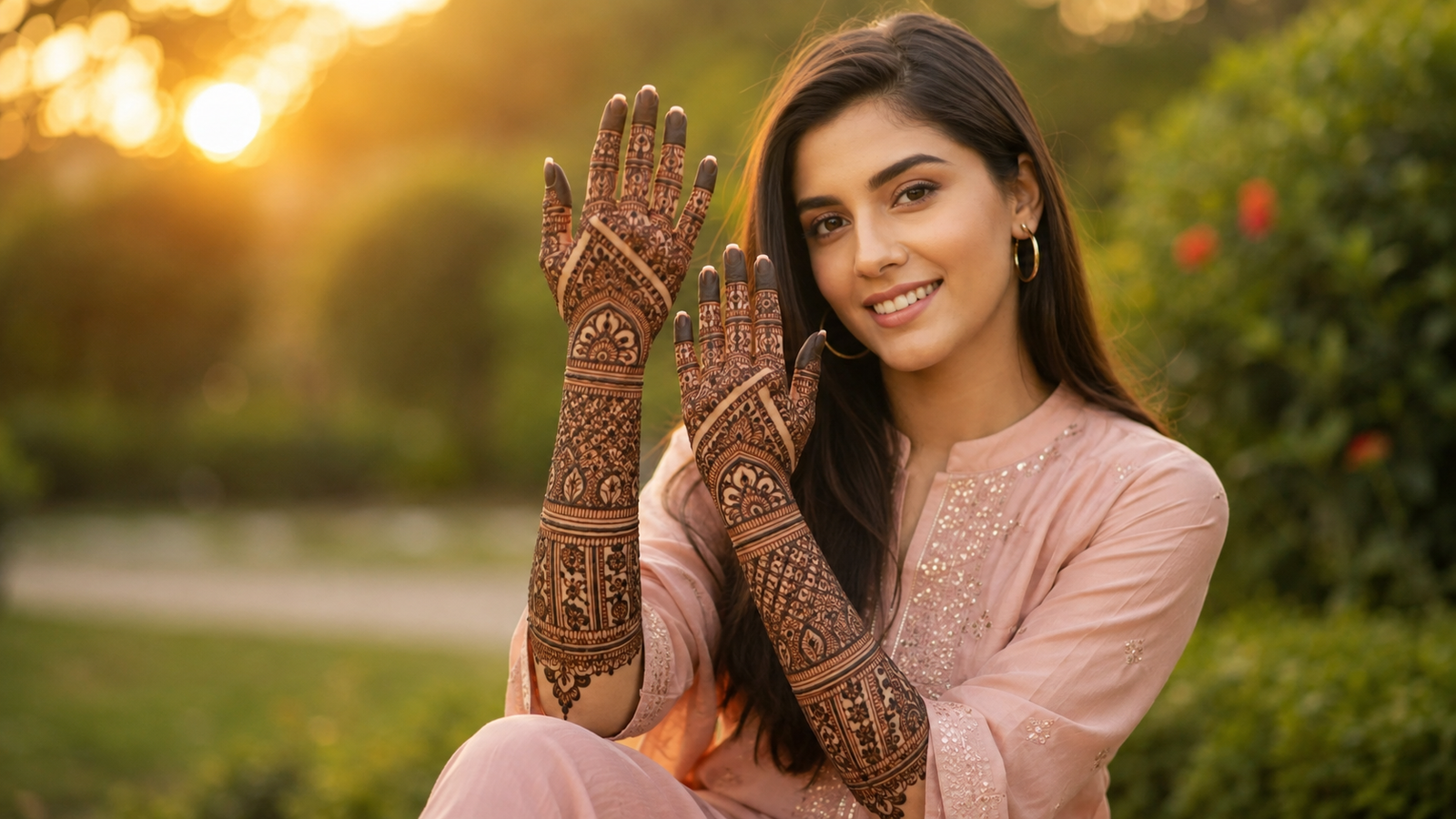 Front Hand Simple Mehndi Design