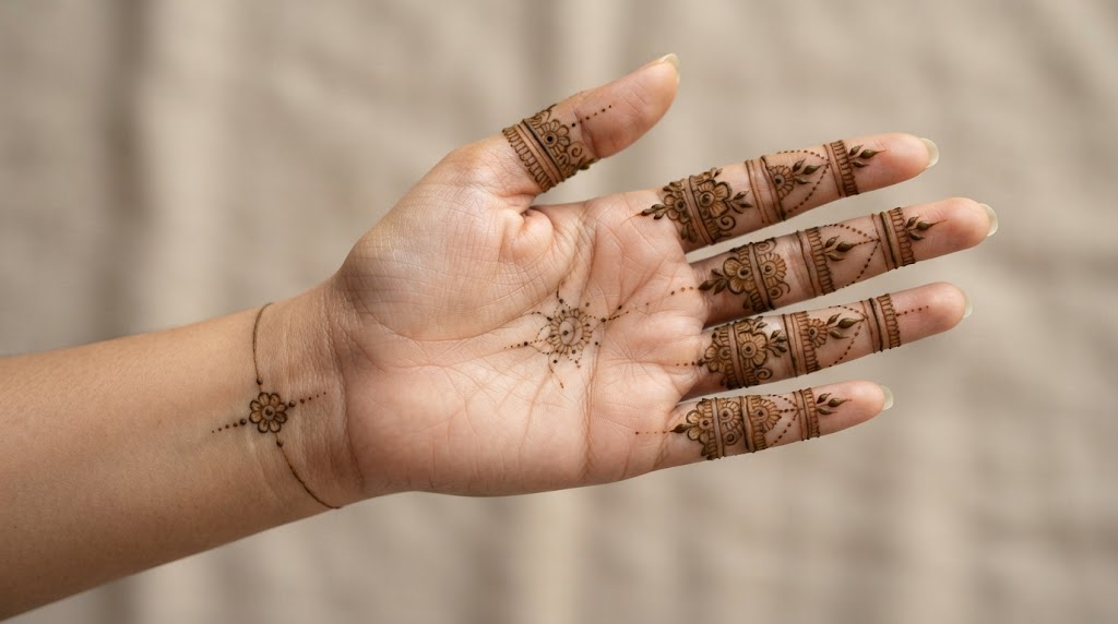 Royal Front hand Mehndi Design Photo