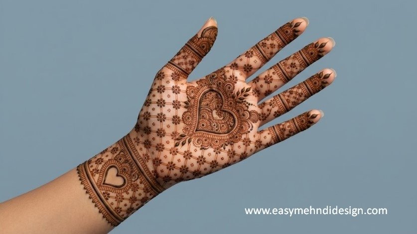 Front Hand Simple Mehndi Design